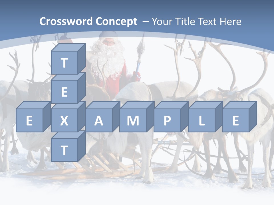 Cold Snow Horn PowerPoint Template