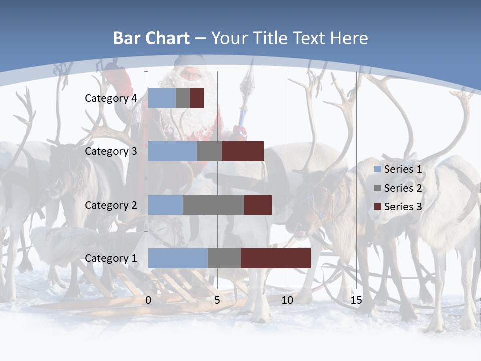 Cold Snow Horn PowerPoint Template