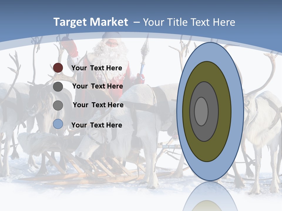 Cold Snow Horn PowerPoint Template