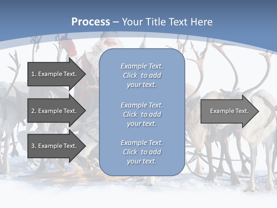Cold Snow Horn PowerPoint Template