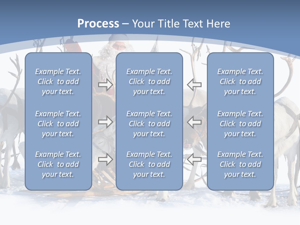 Cold Snow Horn PowerPoint Template