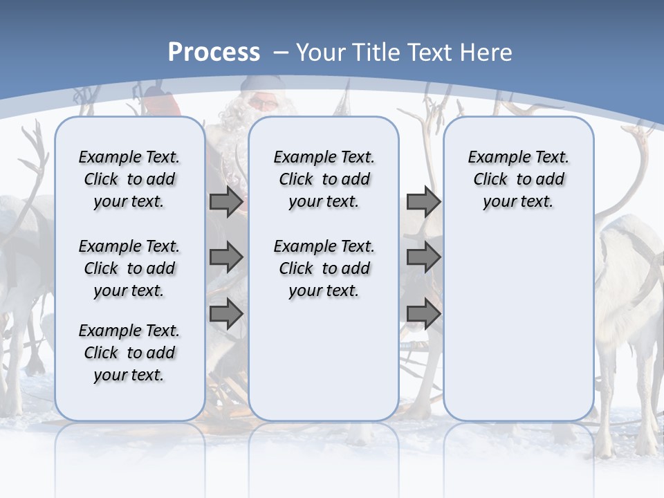Cold Snow Horn PowerPoint Template