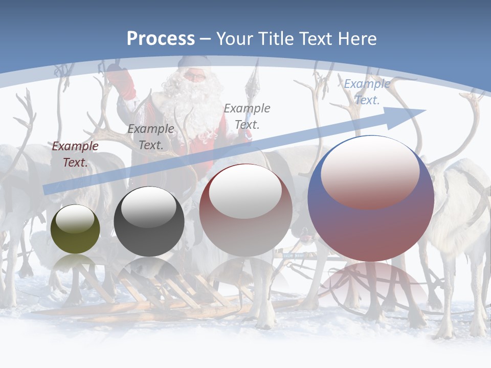 Cold Snow Horn PowerPoint Template