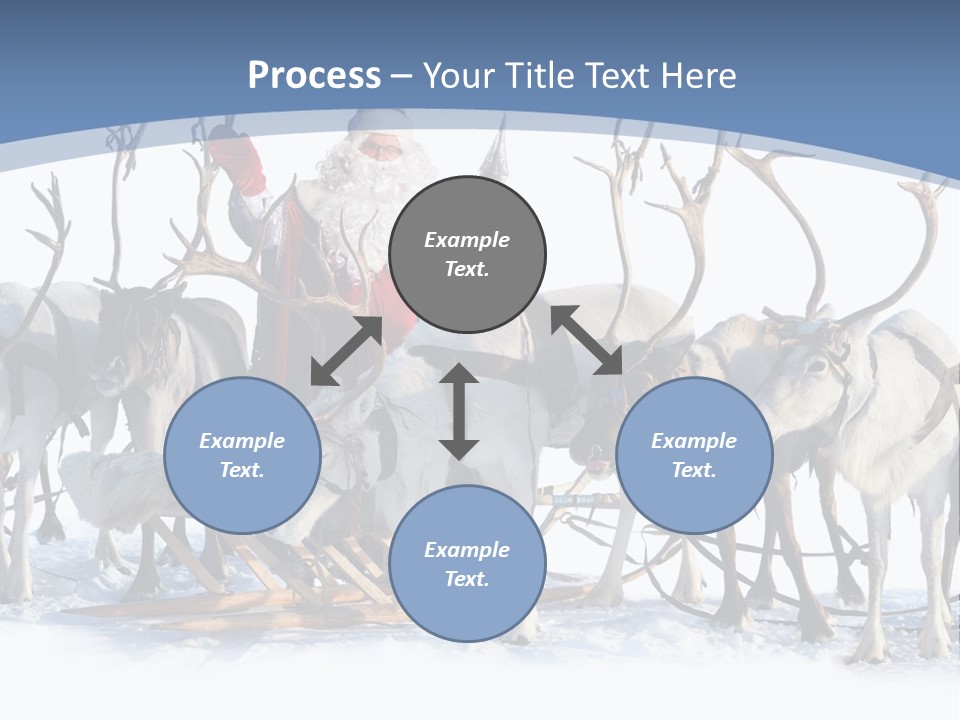 Cold Snow Horn PowerPoint Template
