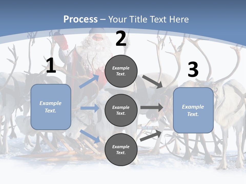 Cold Snow Horn PowerPoint Template