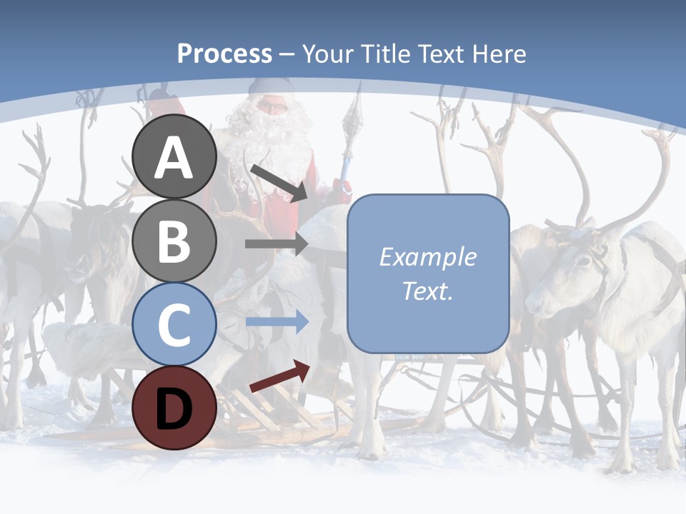 Cold Snow Horn PowerPoint Template