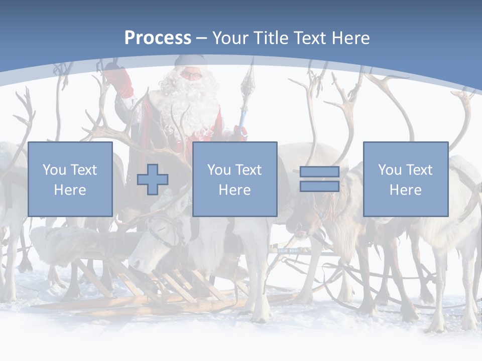 Cold Snow Horn PowerPoint Template