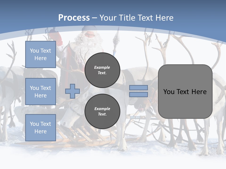 Cold Snow Horn PowerPoint Template