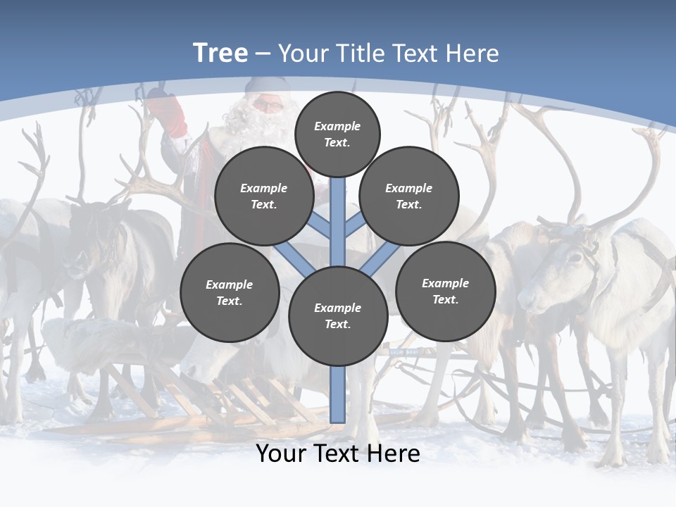 Cold Snow Horn PowerPoint Template