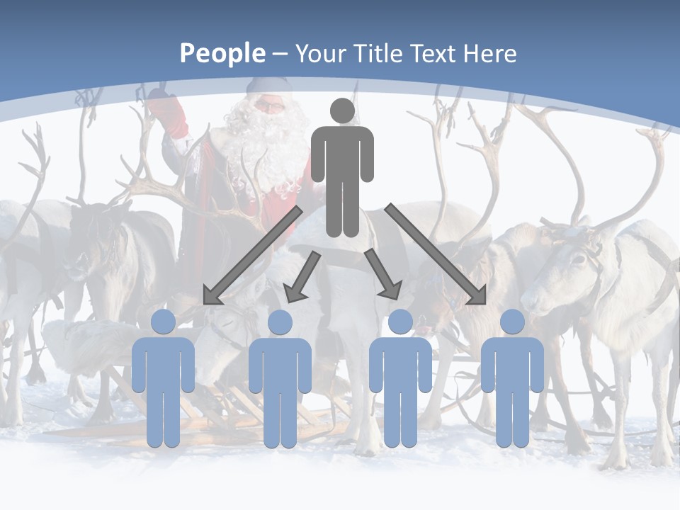 Cold Snow Horn PowerPoint Template