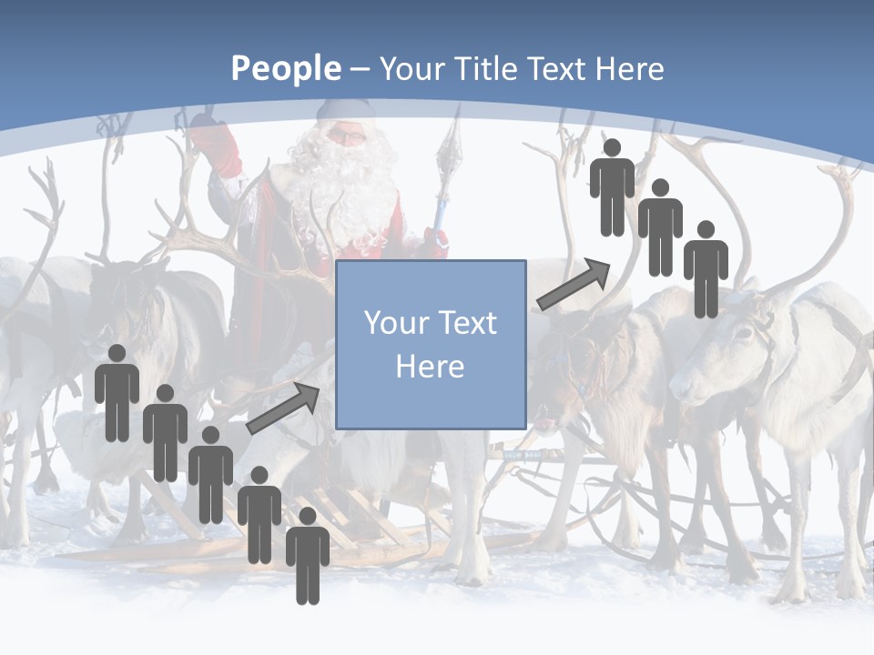 Cold Snow Horn PowerPoint Template