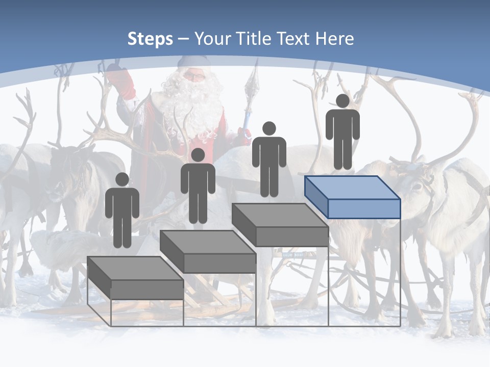 Cold Snow Horn PowerPoint Template