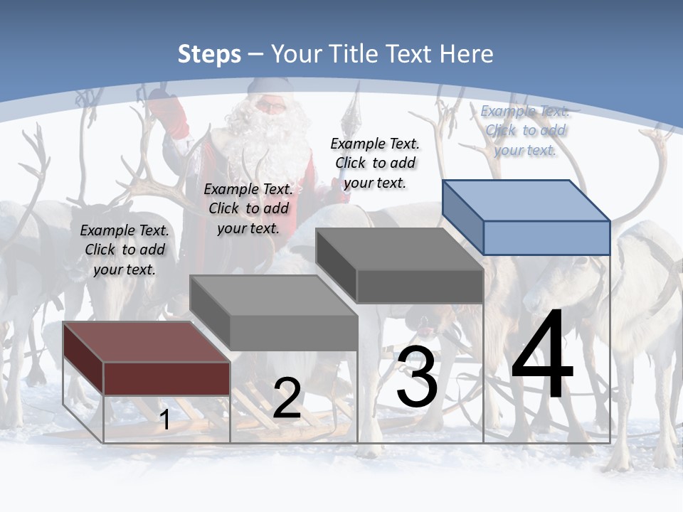 Cold Snow Horn PowerPoint Template