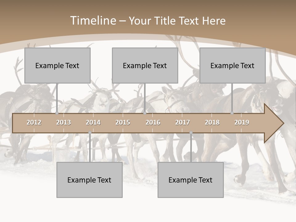 Harness White Antler PowerPoint Template