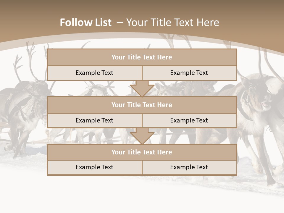 Harness White Antler PowerPoint Template