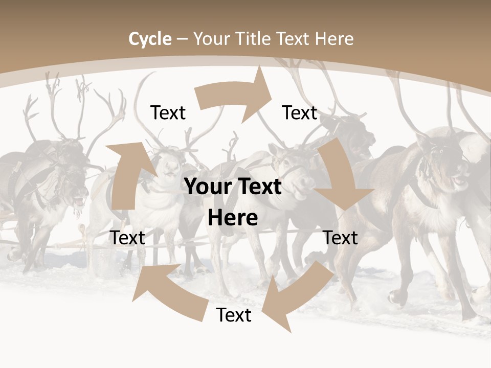 Harness White Antler PowerPoint Template