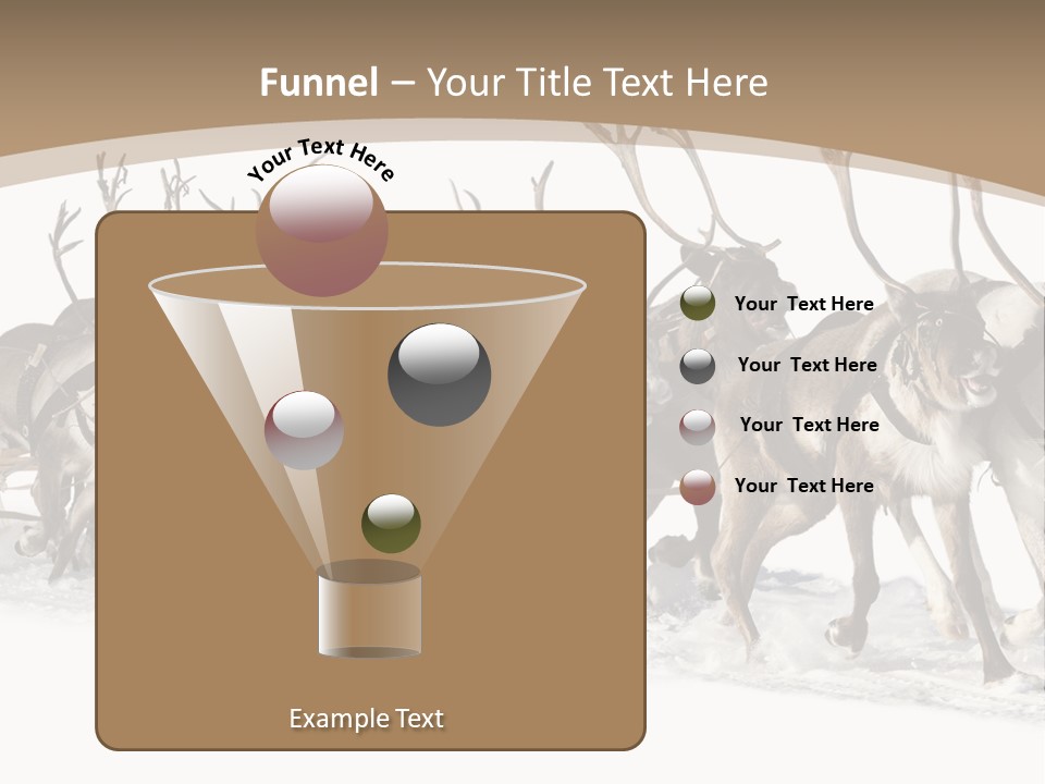 Harness White Antler PowerPoint Template