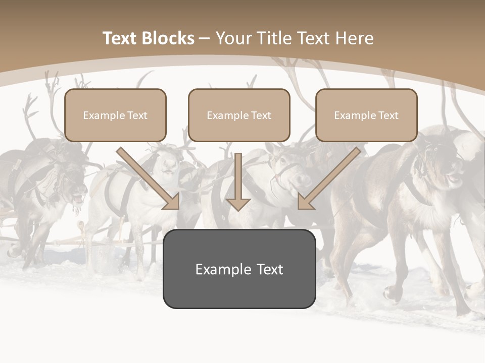 Harness White Antler PowerPoint Template