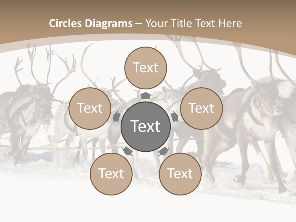 Harness White Antler PowerPoint Template