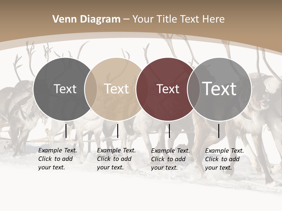 Harness White Antler PowerPoint Template