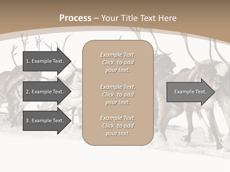Harness White Antler PowerPoint Template