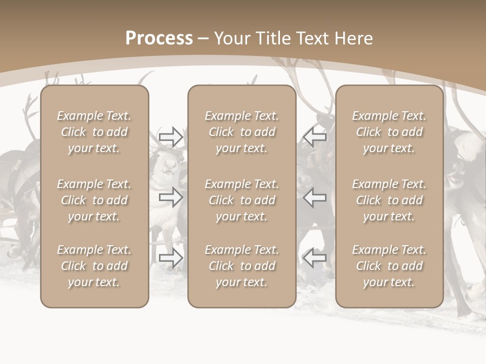 Harness White Antler PowerPoint Template