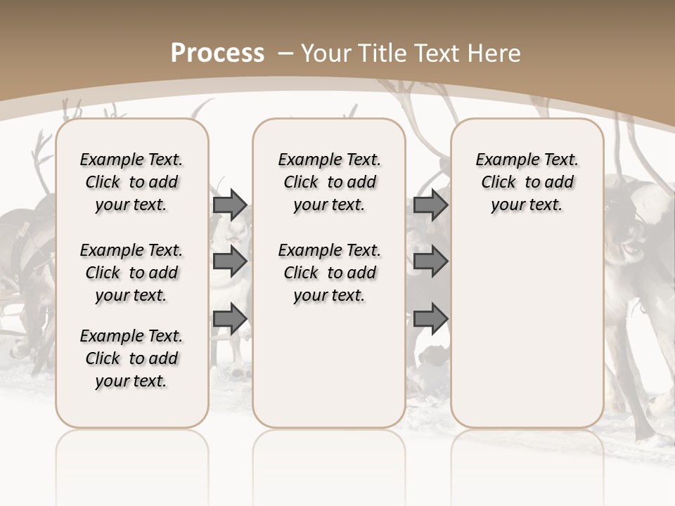 Harness White Antler PowerPoint Template