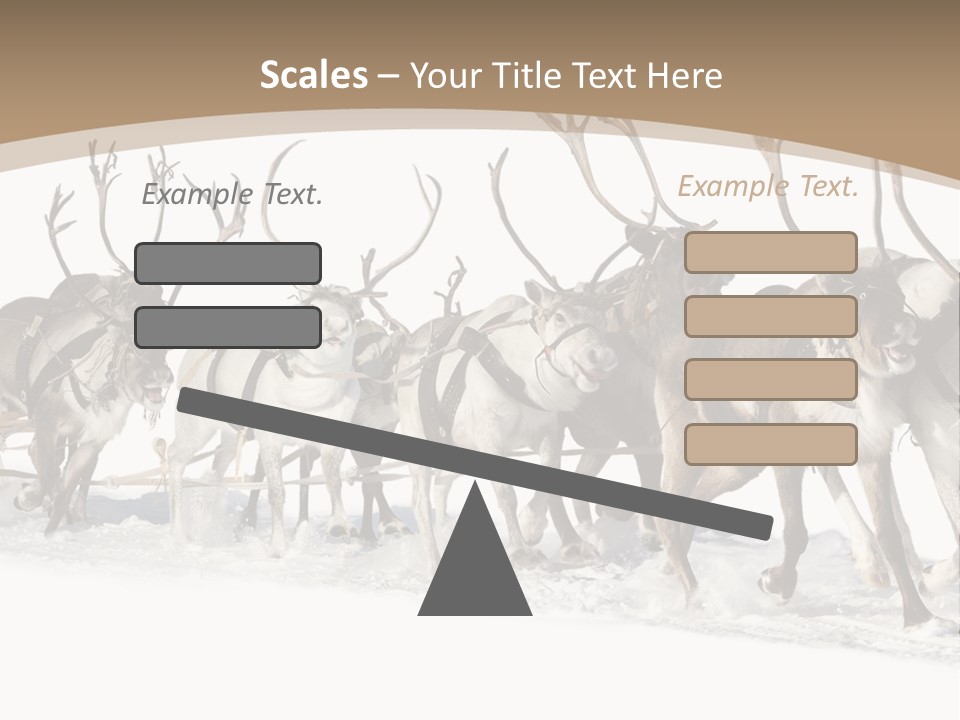 Harness White Antler PowerPoint Template