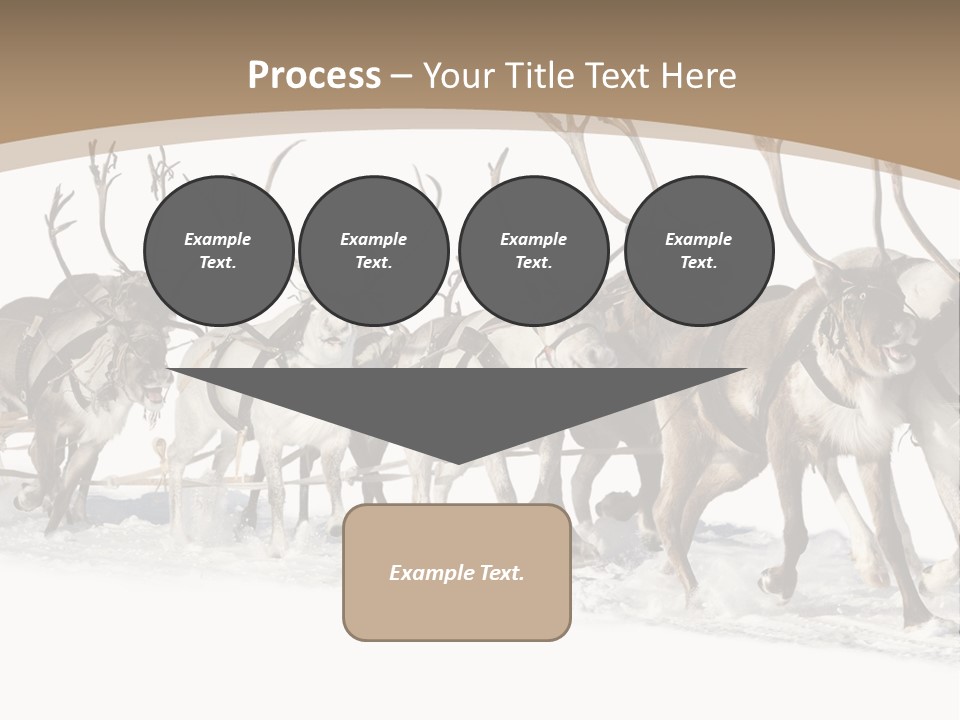 Harness White Antler PowerPoint Template