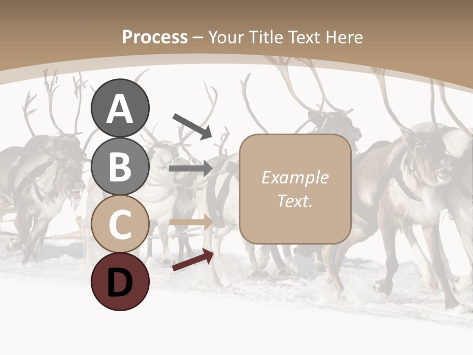 Harness White Antler PowerPoint Template