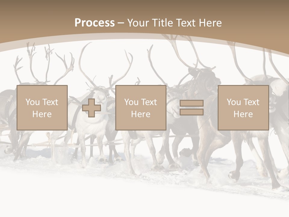 Harness White Antler PowerPoint Template