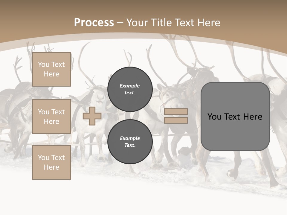 Harness White Antler PowerPoint Template