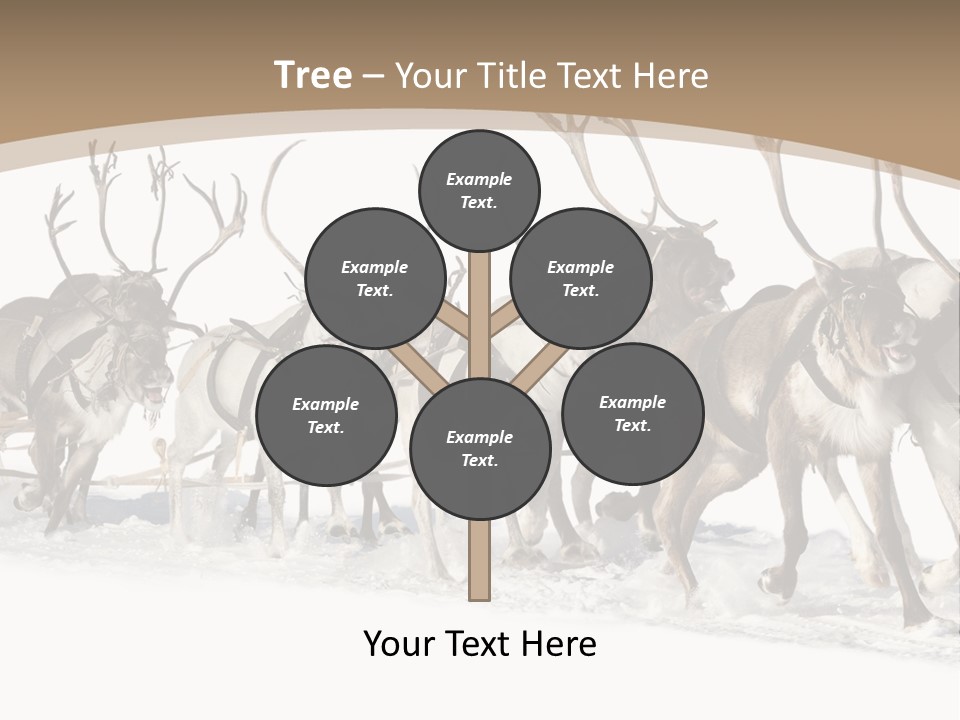 Harness White Antler PowerPoint Template