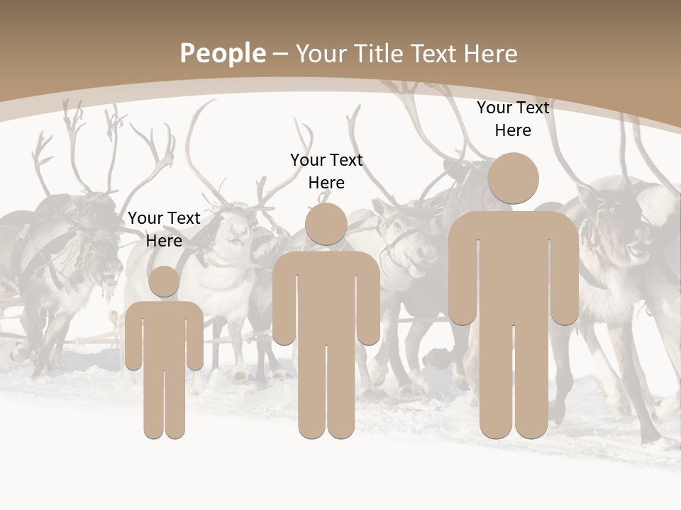 Harness White Antler PowerPoint Template