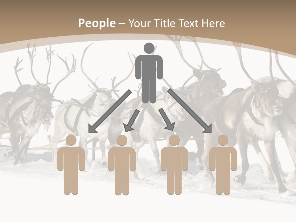 Harness White Antler PowerPoint Template