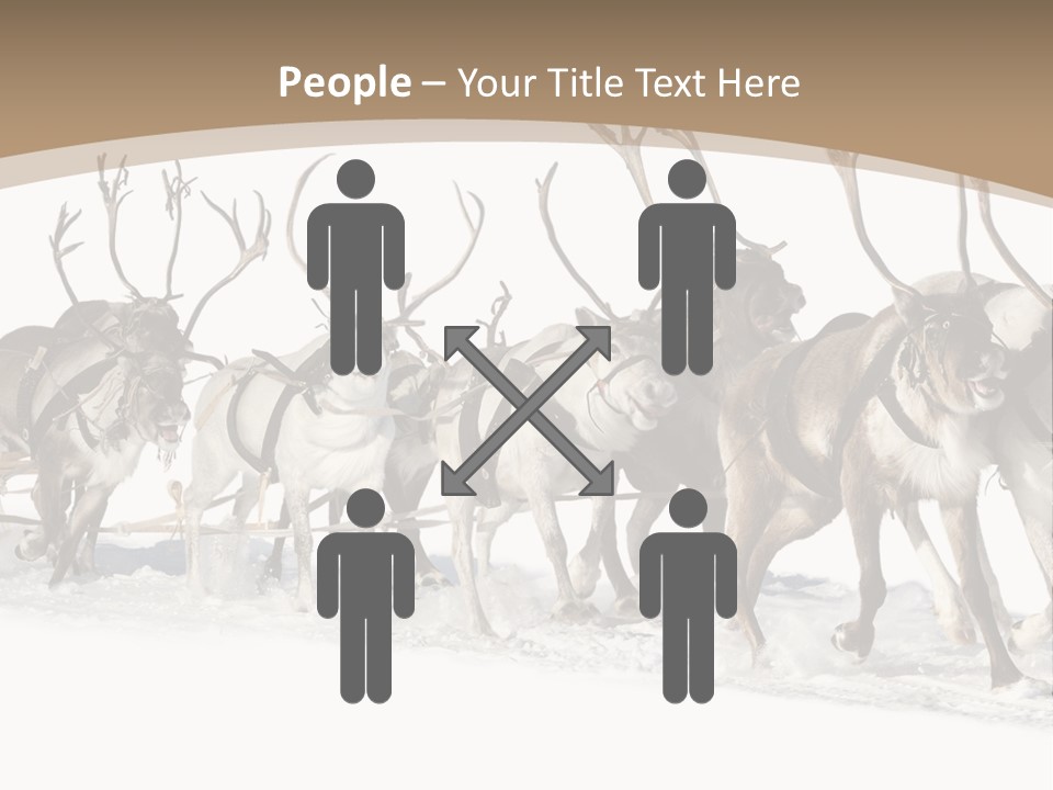Harness White Antler PowerPoint Template