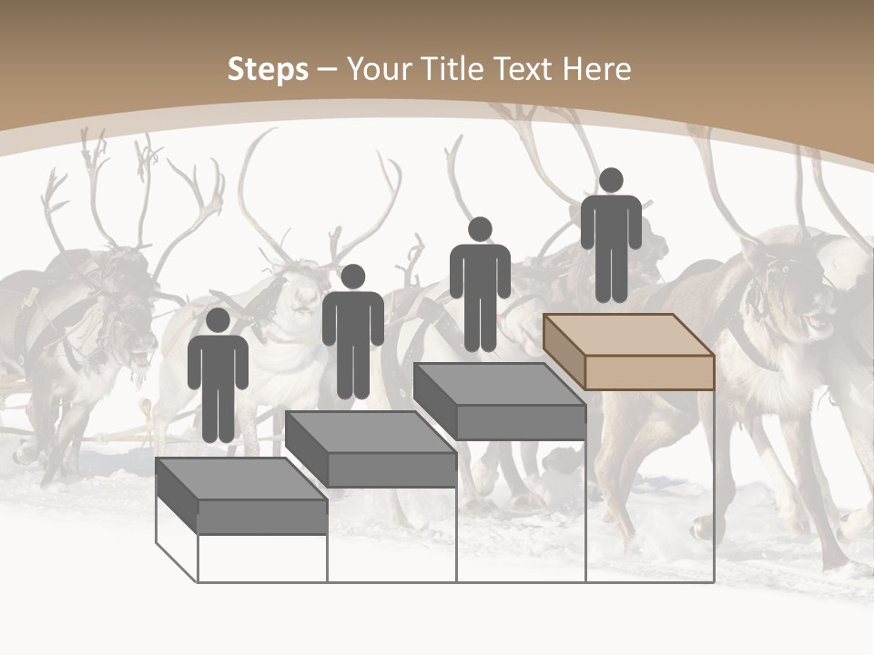 Harness White Antler PowerPoint Template