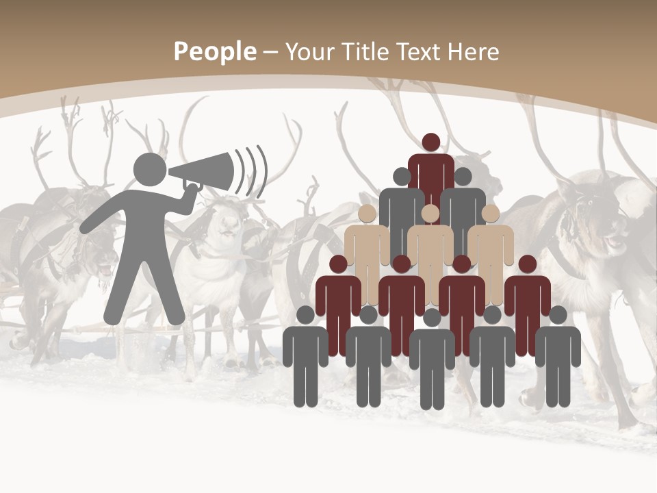 Harness White Antler PowerPoint Template