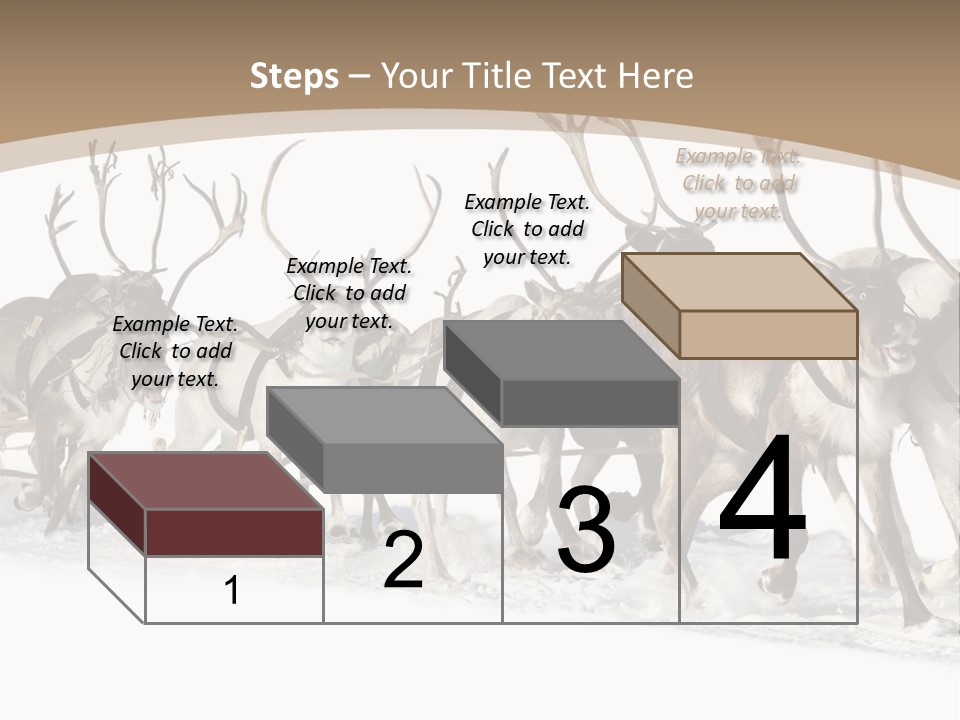 Harness White Antler PowerPoint Template