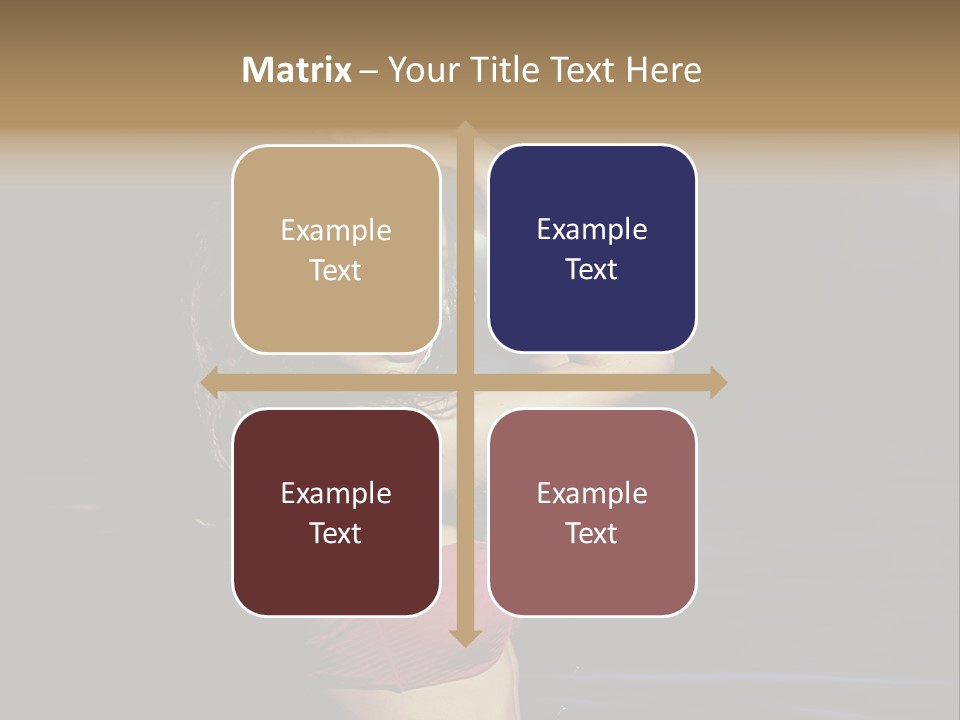 Beach Tan Blue PowerPoint Template