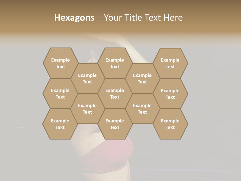 Beach Tan Blue PowerPoint Template