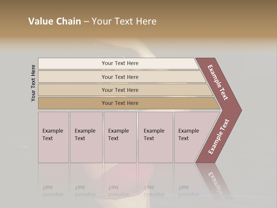 Beach Tan Blue PowerPoint Template