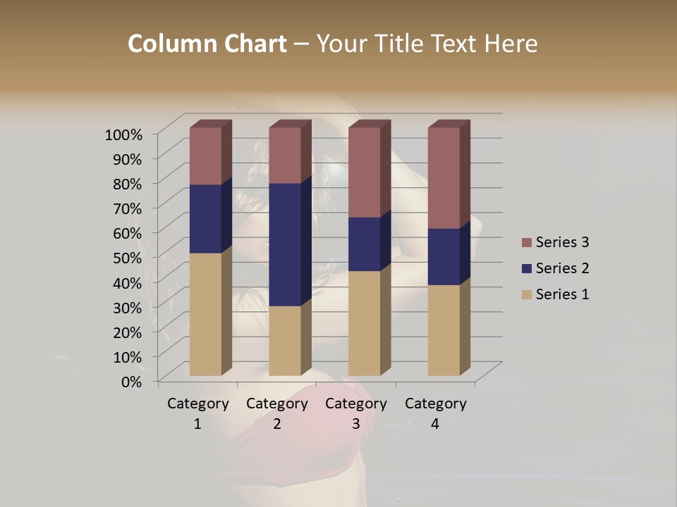 Beach Tan Blue PowerPoint Template