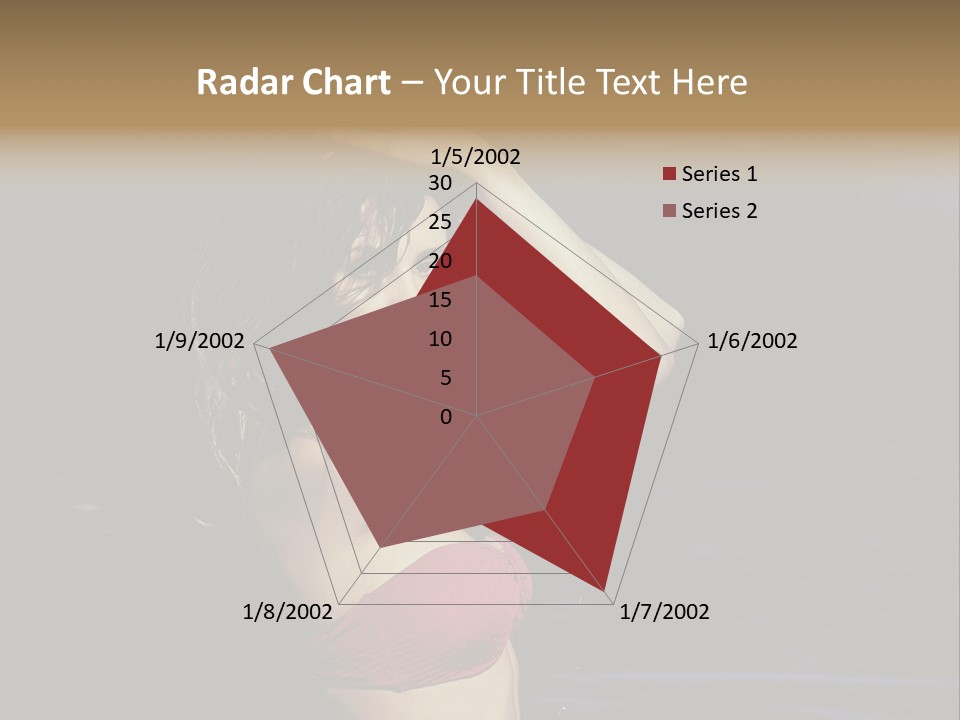 Beach Tan Blue PowerPoint Template