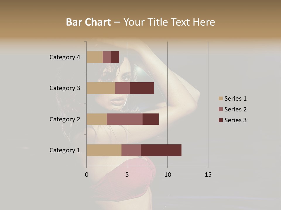 Beach Tan Blue PowerPoint Template