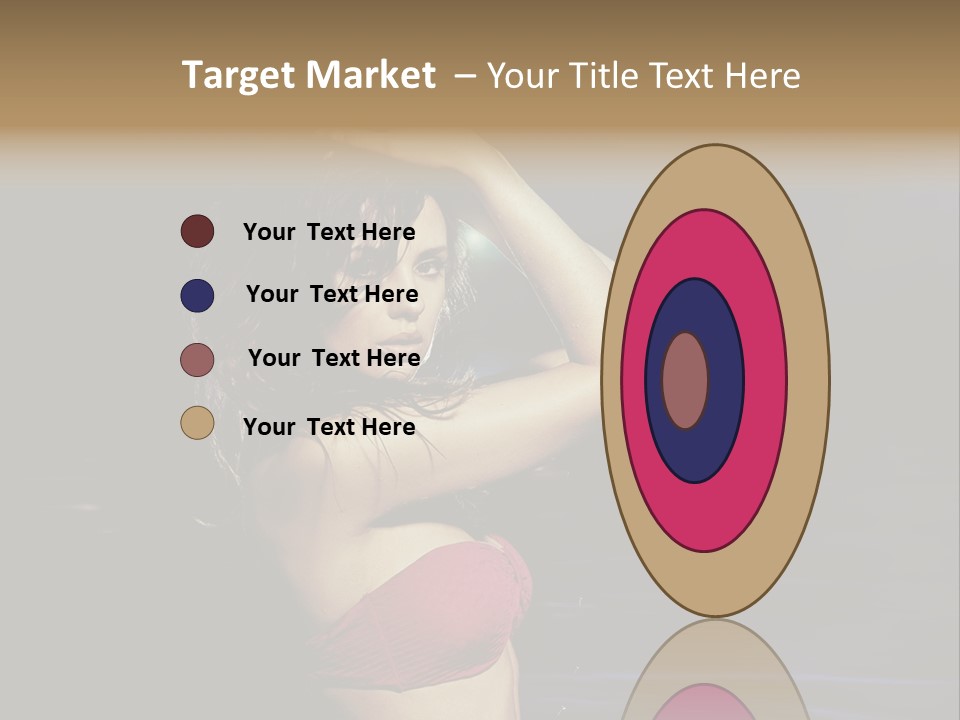 Beach Tan Blue PowerPoint Template