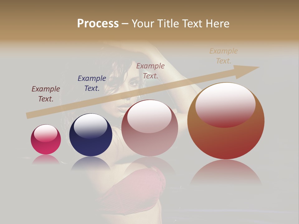 Beach Tan Blue PowerPoint Template