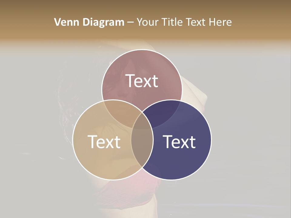 Beach Tan Blue PowerPoint Template