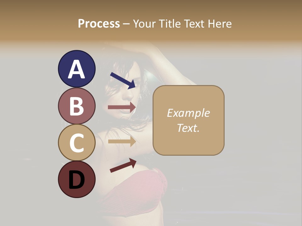 Beach Tan Blue PowerPoint Template