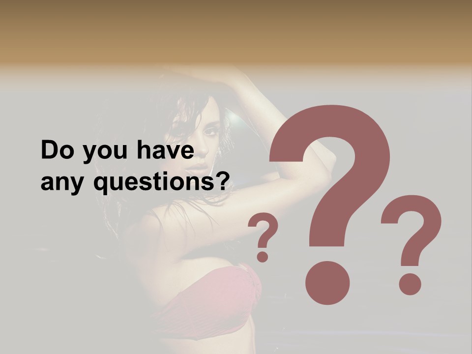 Beach Tan Blue PowerPoint Template